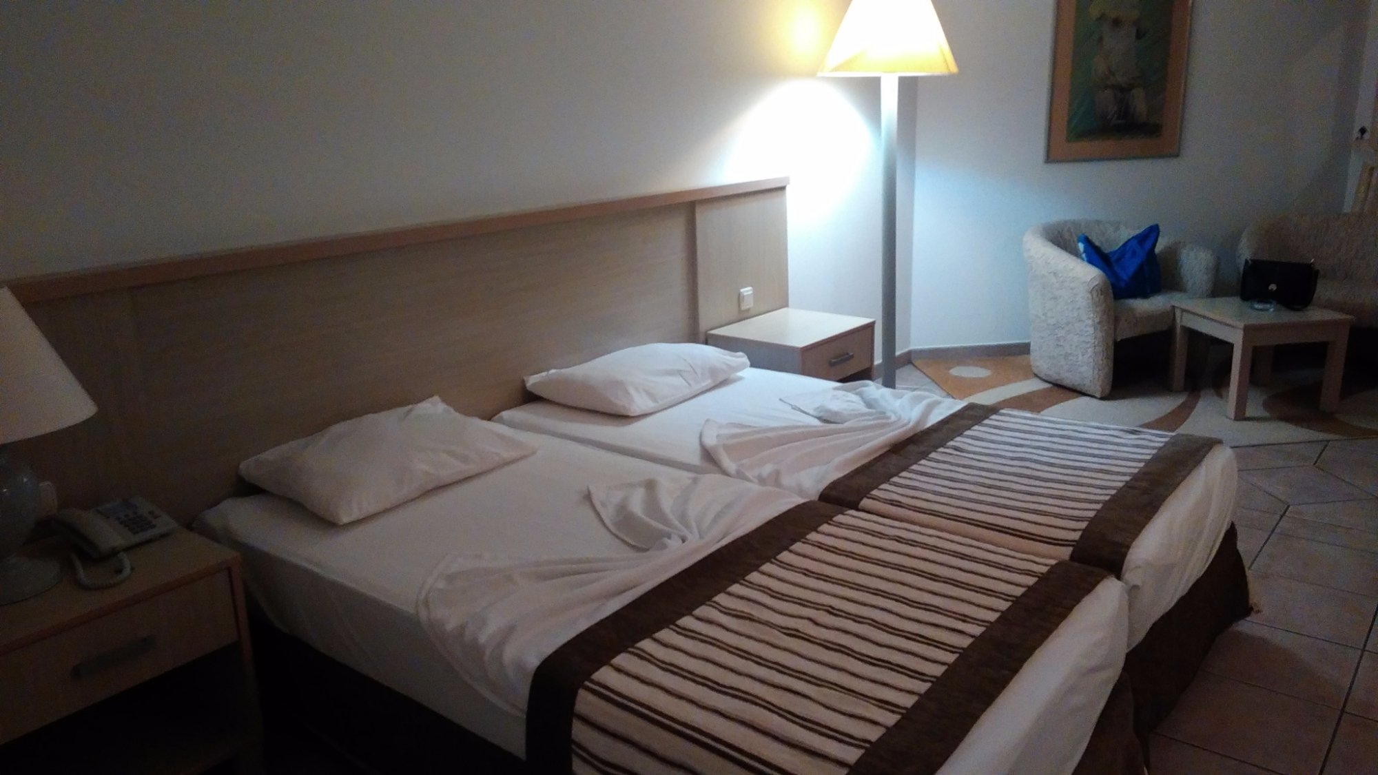 Hotel Room Double Bed