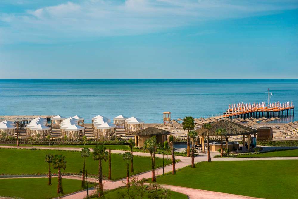 beach view aska lara antalya turkey