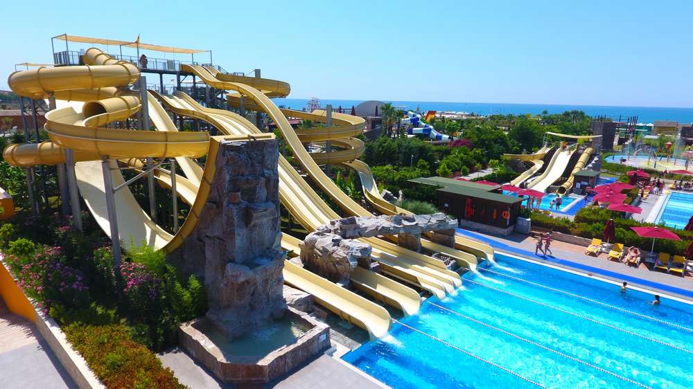 water slides aska lara antalya turkey