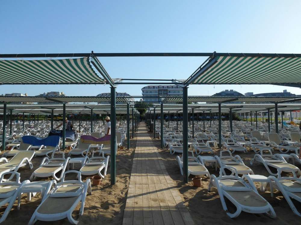 sunbathing adalya ocean antalya turkey