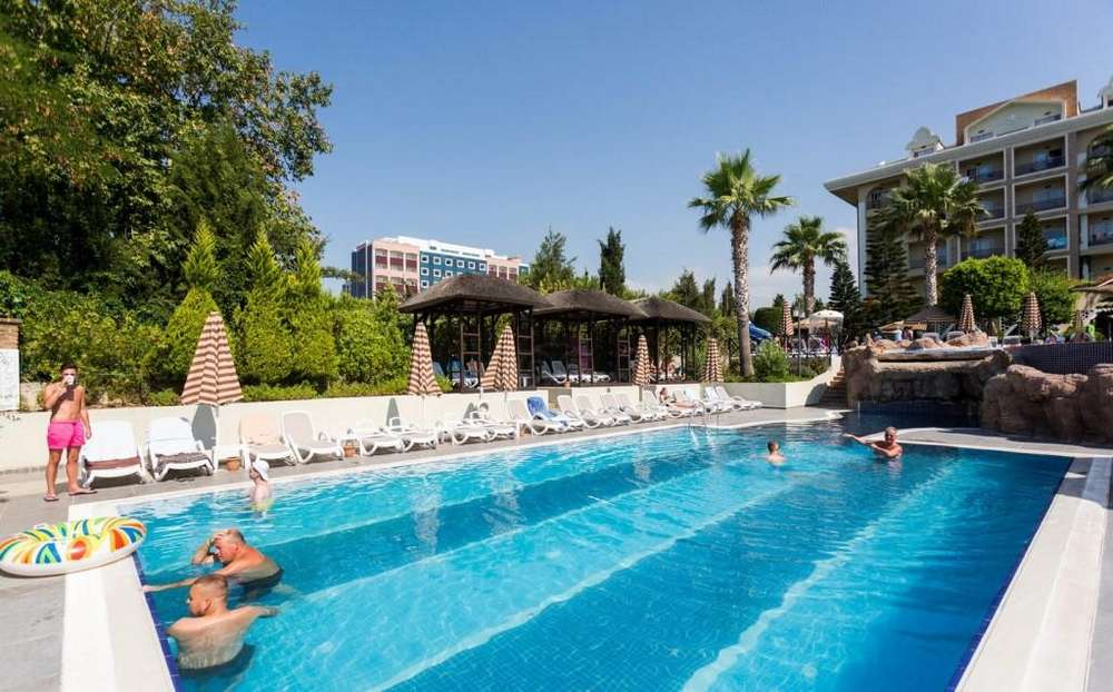 relaxation pool adalya resort antalya turkey