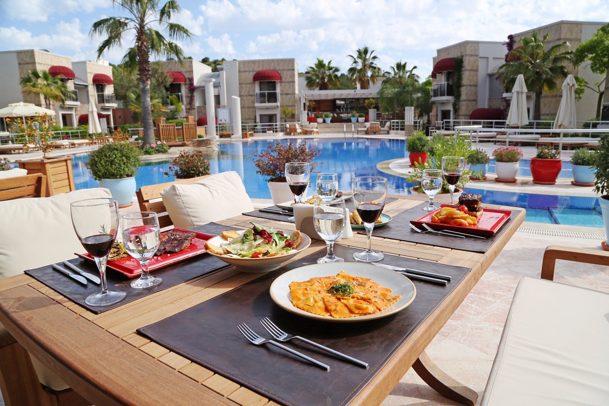 Plenty of worl cuisine choices 