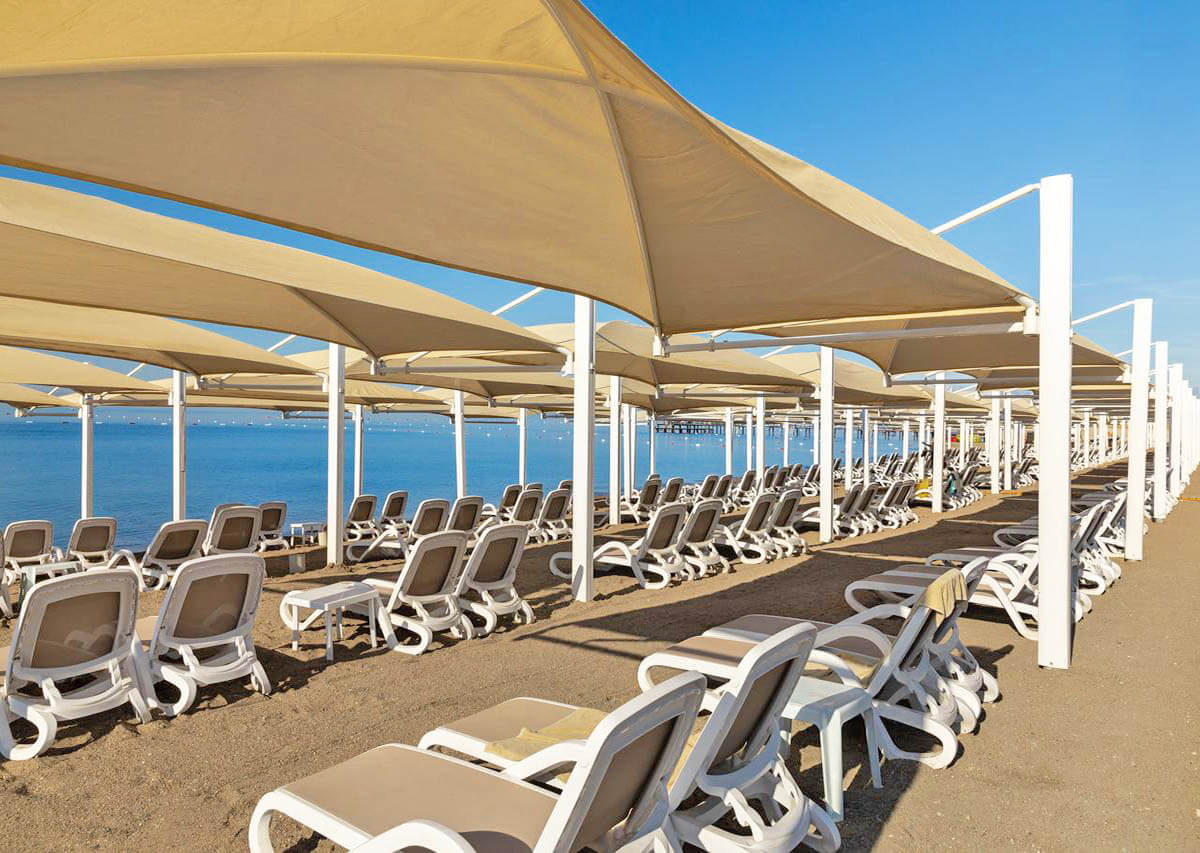 sunbathing swandor hotel antalya turkey