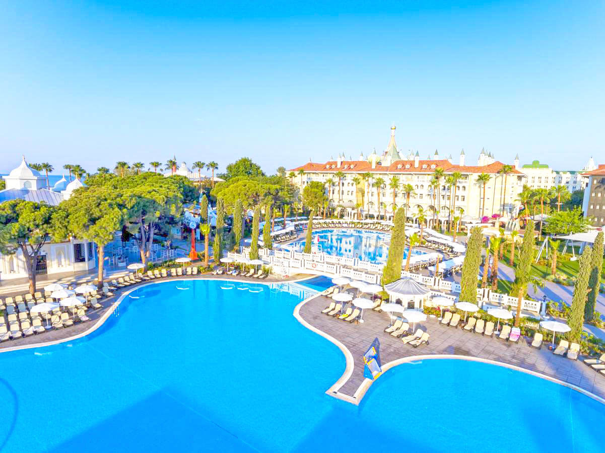 aerial view swandor hotel antalya turkey