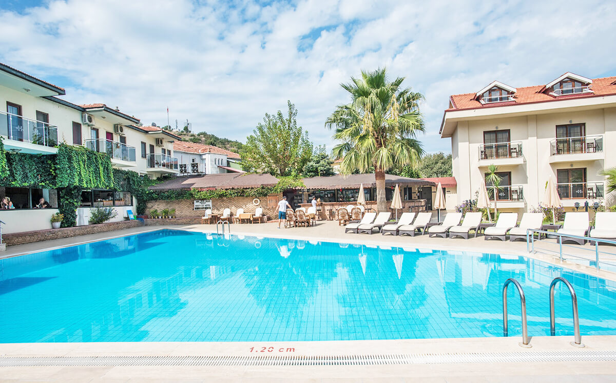pool area han deluxe dalaman turkey