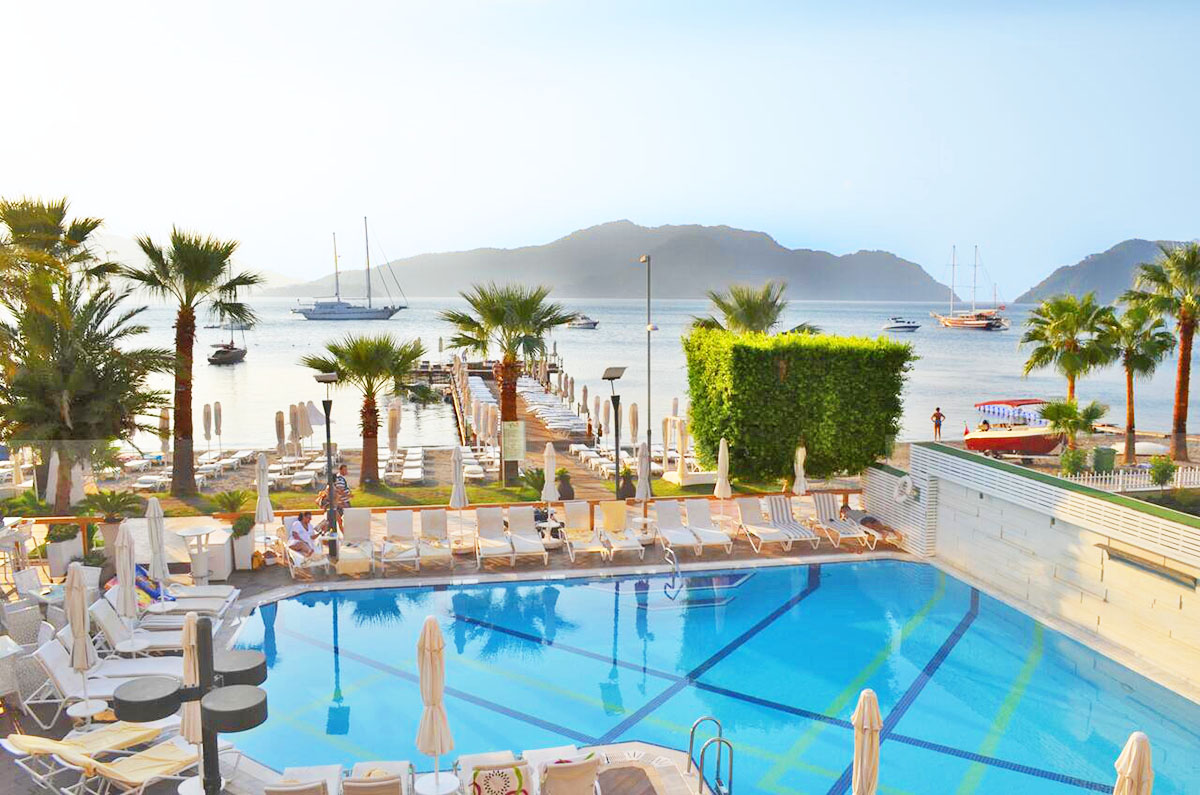 Aerial View Cettia Beach Dalaman Turkey