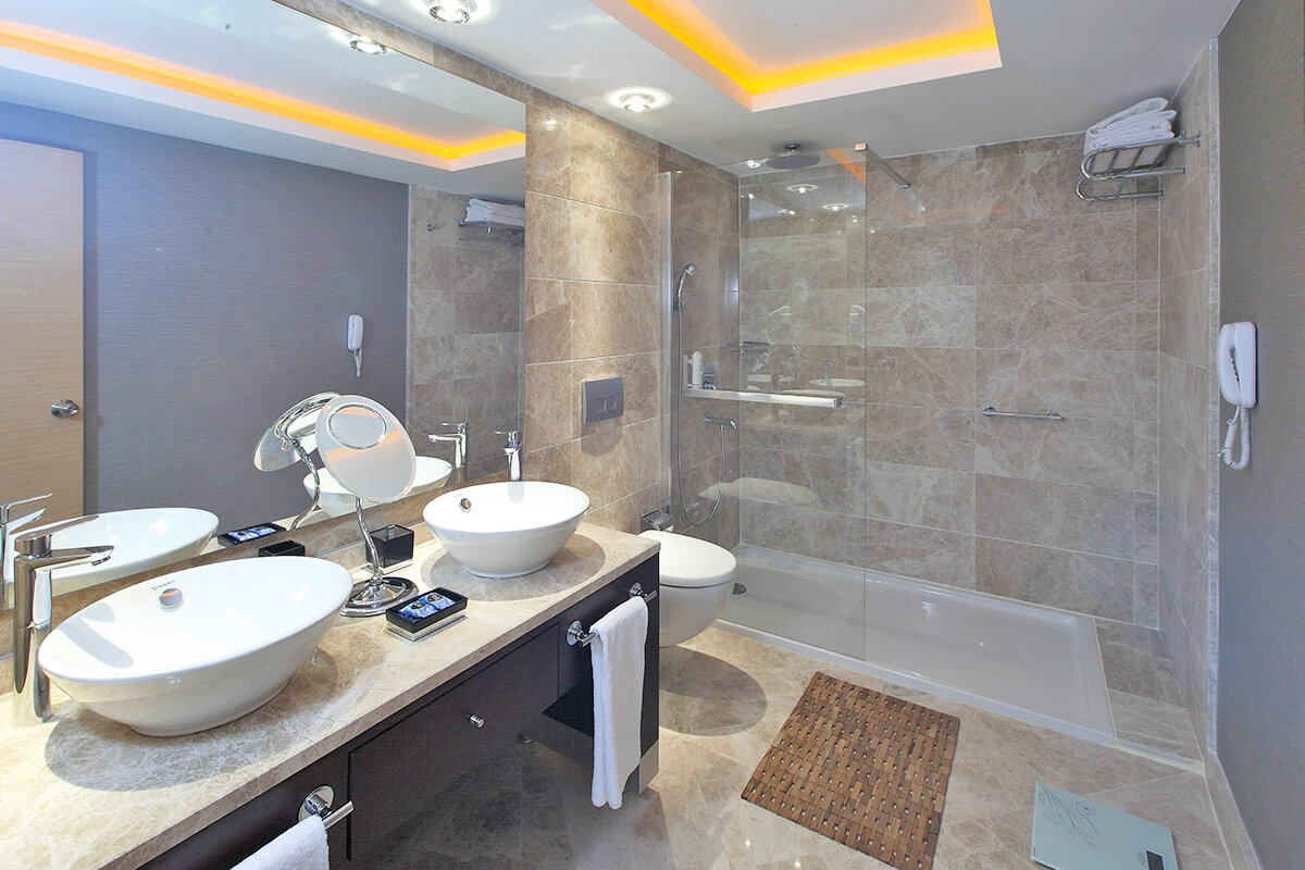 deluxe suite bathroom