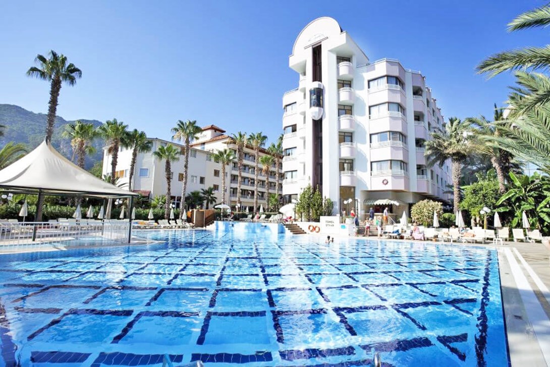 pool hotel aqua dalaman turkey