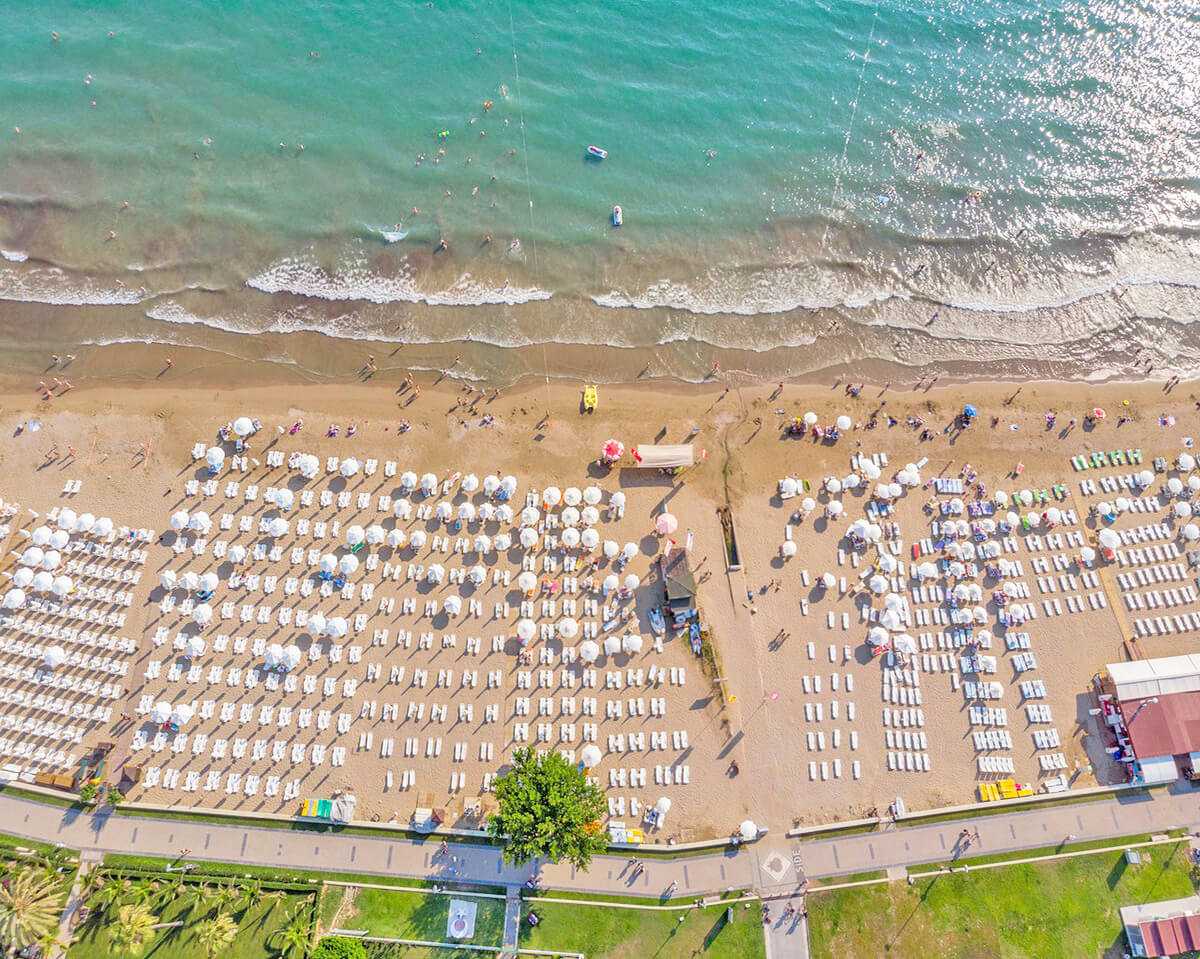 beach side town hotel antalya turkey