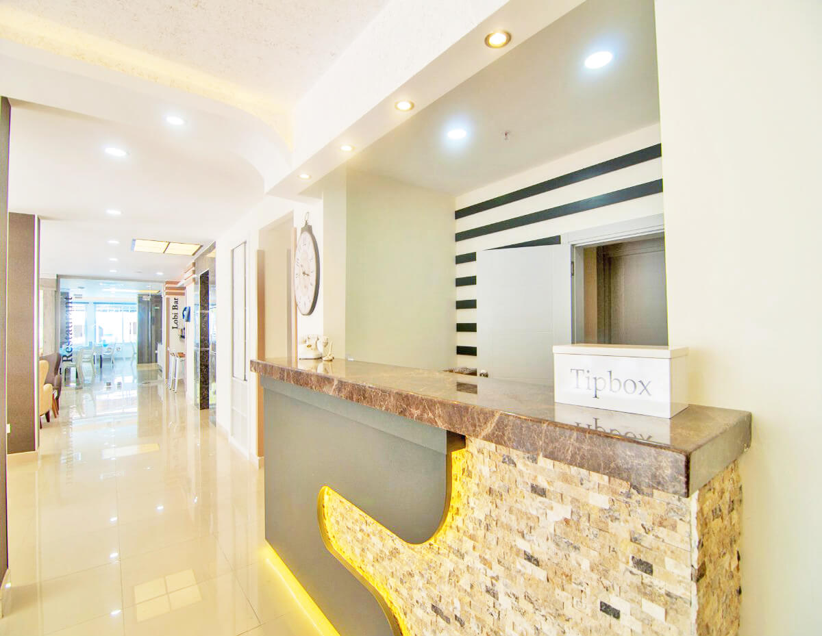 reception kolibri hotel antalya turkey