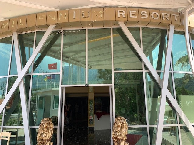 amir resort entrance antalya turkey