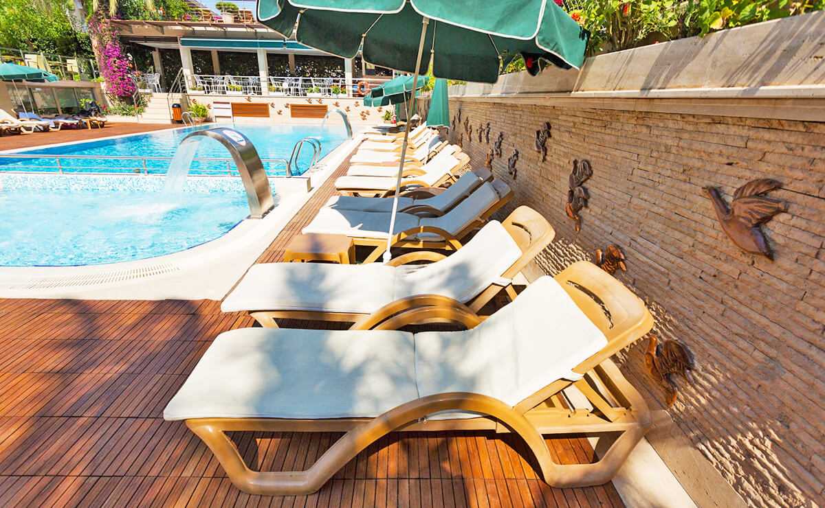 sunbathing ambassador plaza antalya turkey