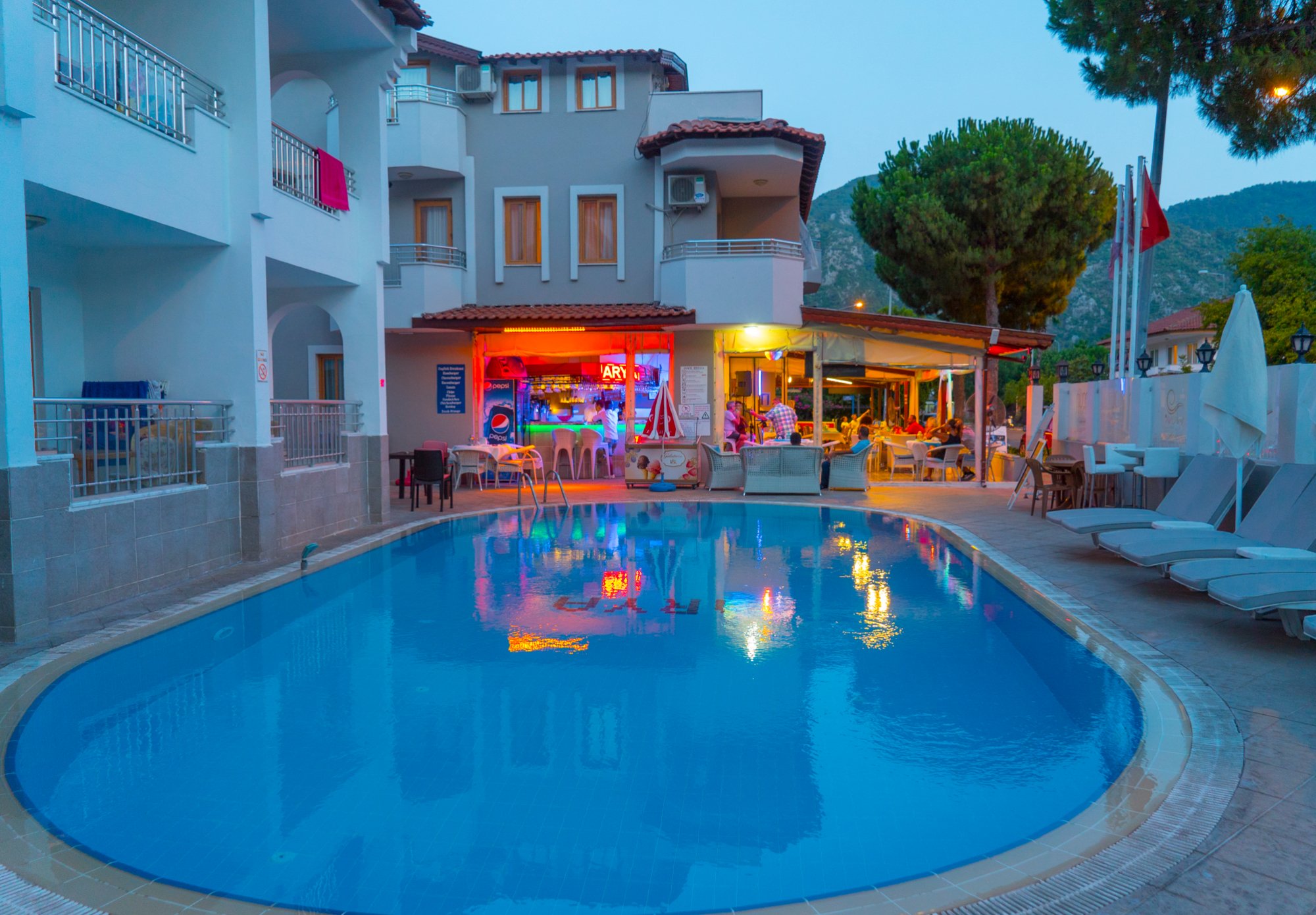 arya hotel dalaman outdoor pool
