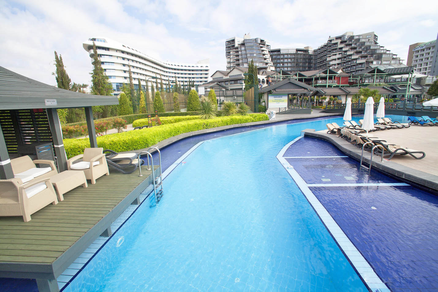 pool view limak lara antalya turkey