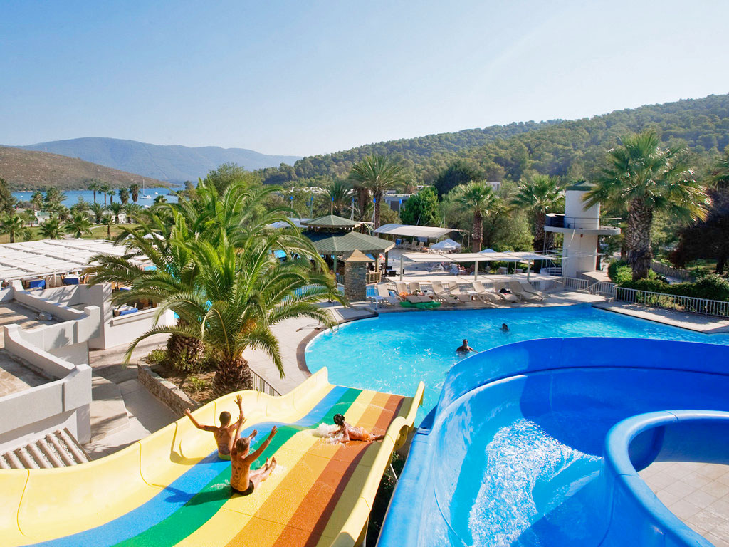 slides crystal green bay bodrum turkey