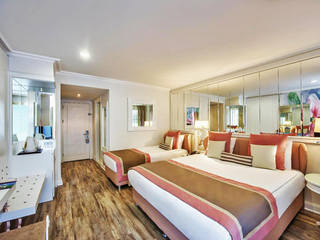 twin beds delphin diva antalya turkey