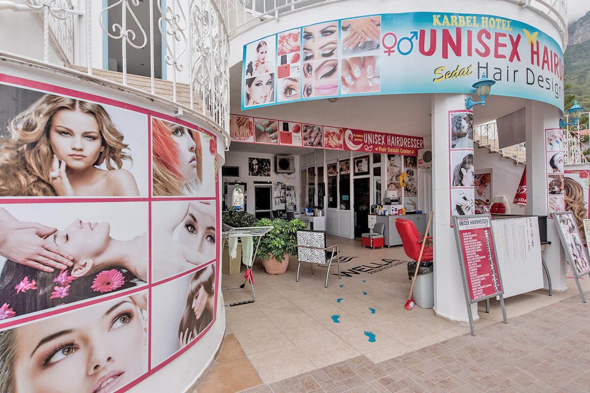 salon entrance karbel hotel dalaman turkey