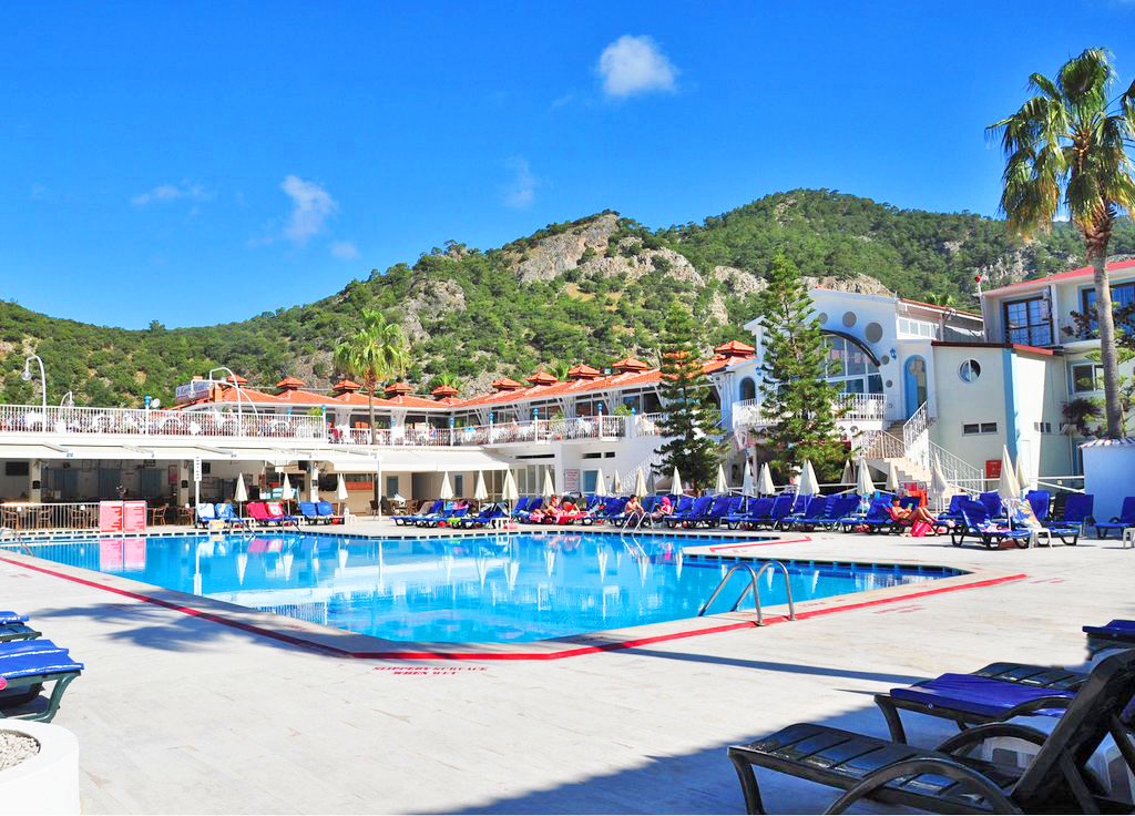 pool karbel hotel dalaman turkey