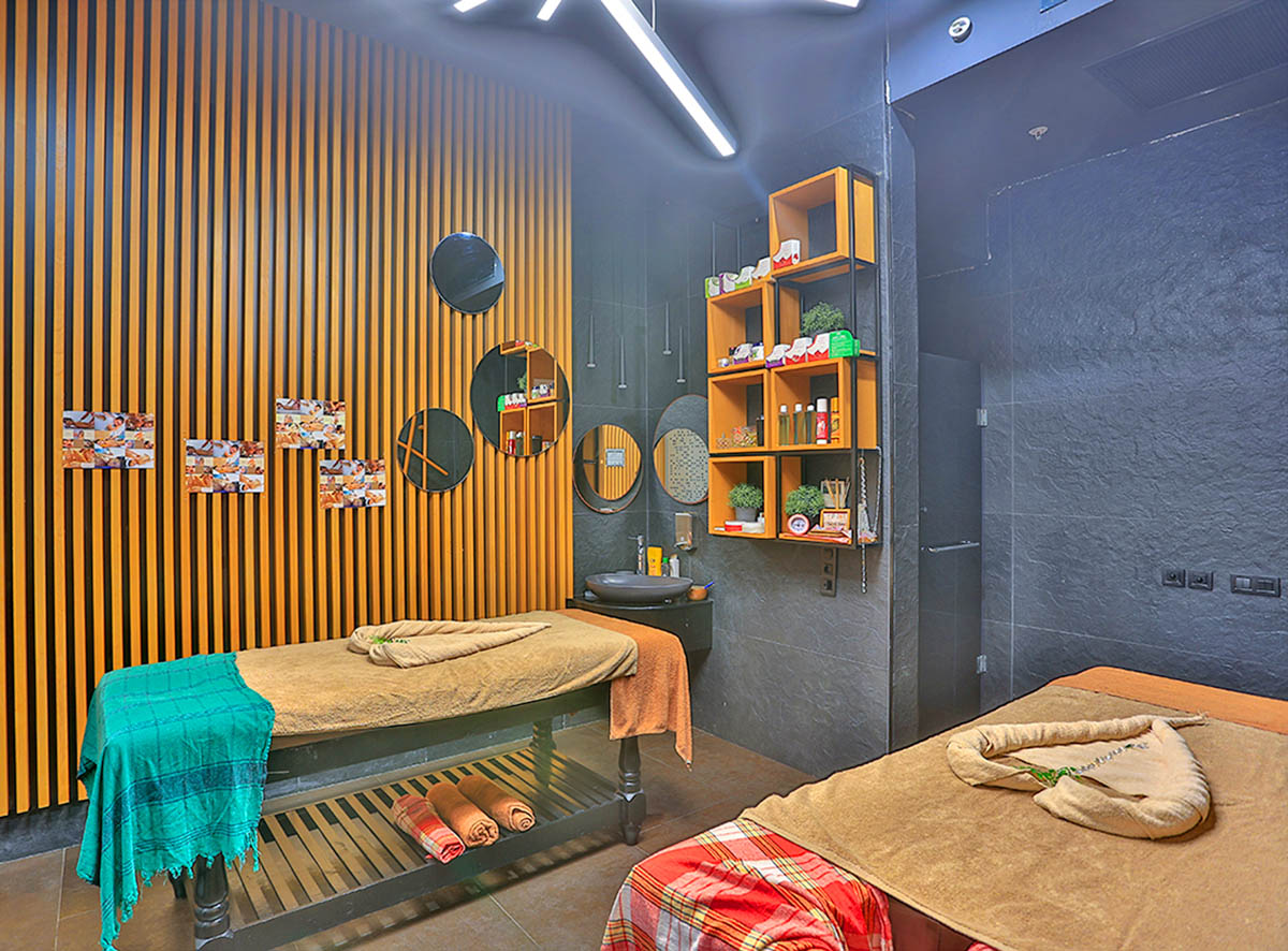 Pampering spa treatments