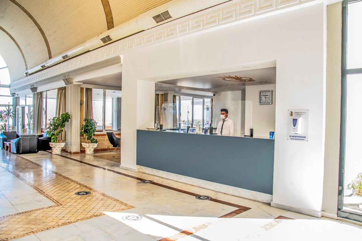 reception phoenix sun hotel antalya turkey