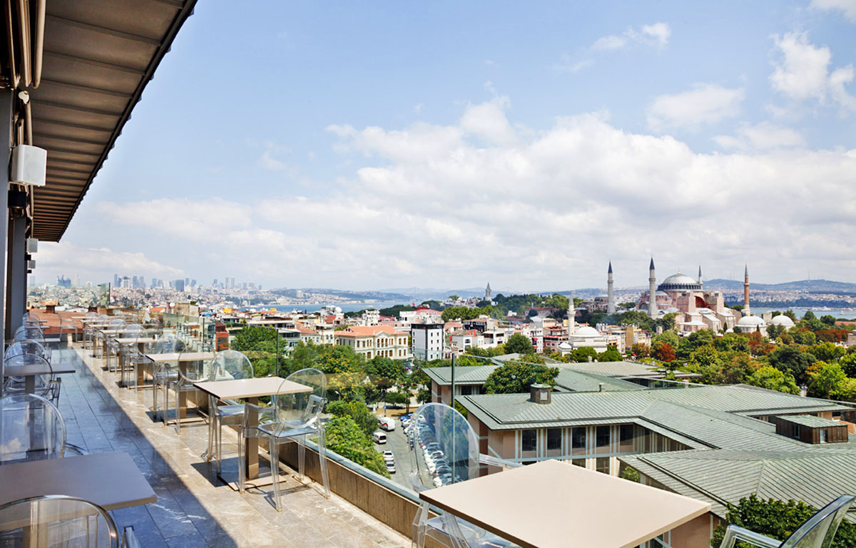 terrace restuarant arcadia blue istanbul turkey