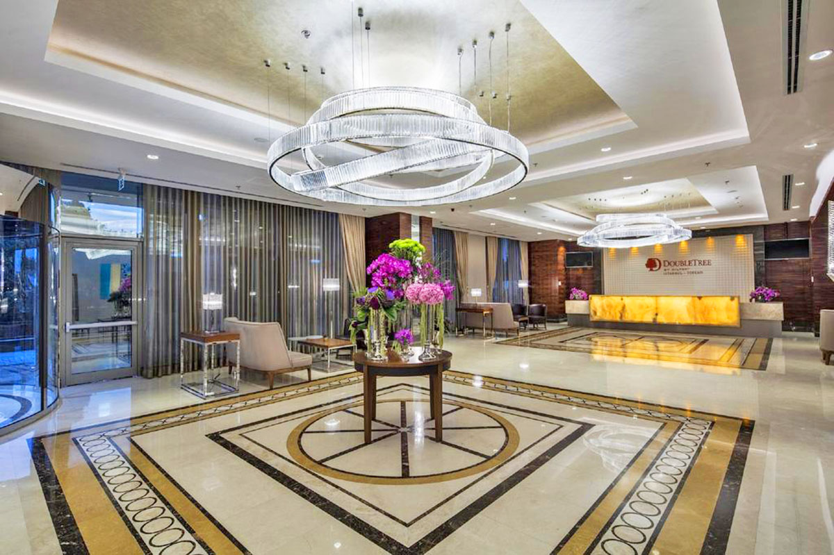 lobby doubletree hilton istanbul turkey