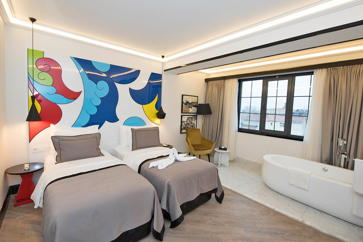 sura hagia hotel twin bedroom 2
