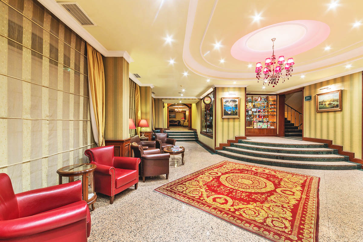 lobby interior grand hotel istanbul turkey
