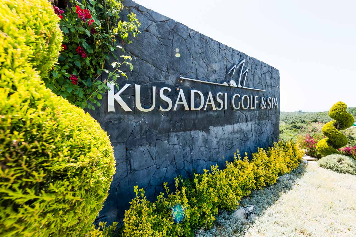 entrance kusadasi golf izmir turkey