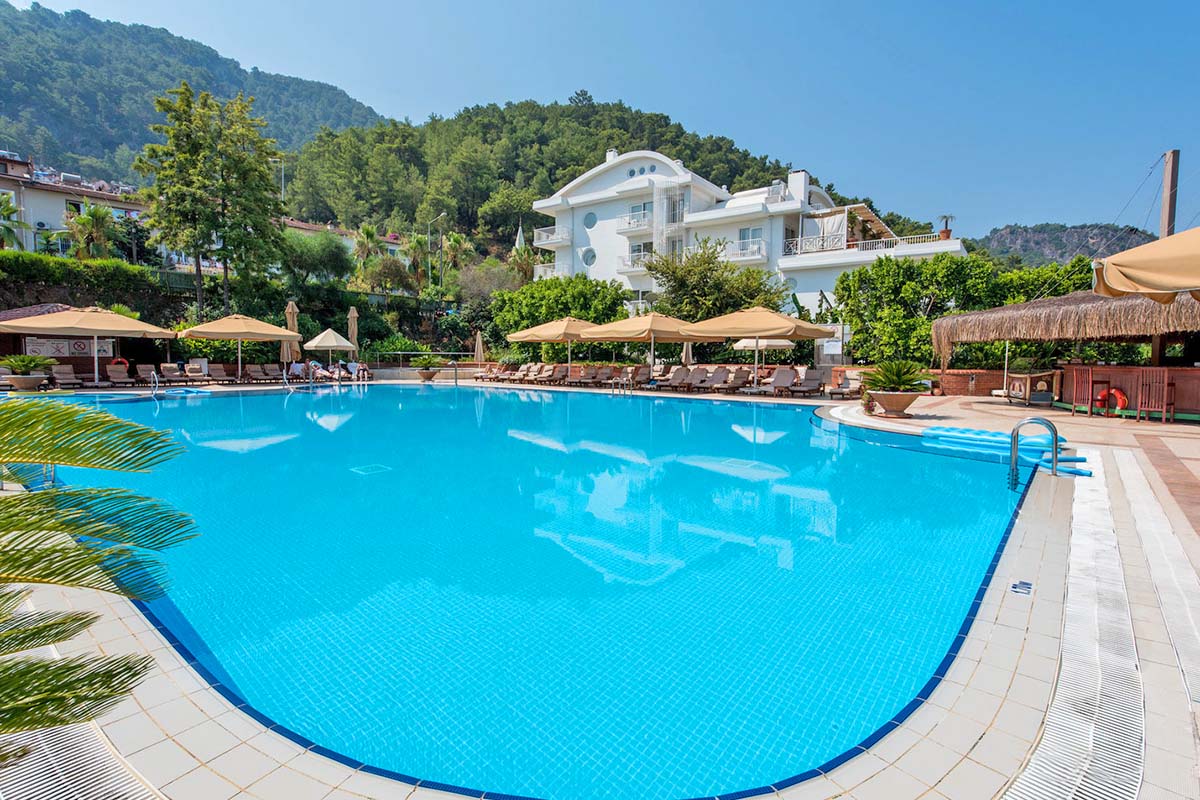 pool view ece saray dalaman turkey
