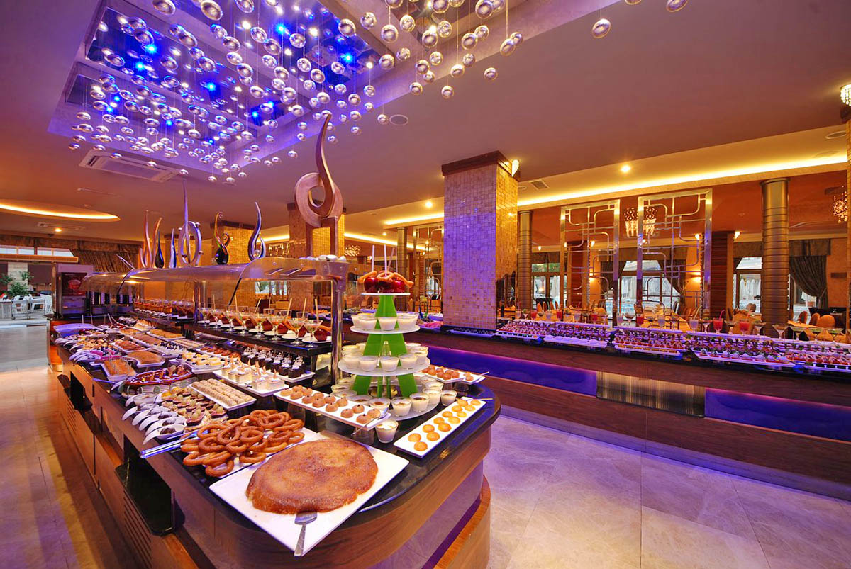 buffet golden rock dalaman turkey