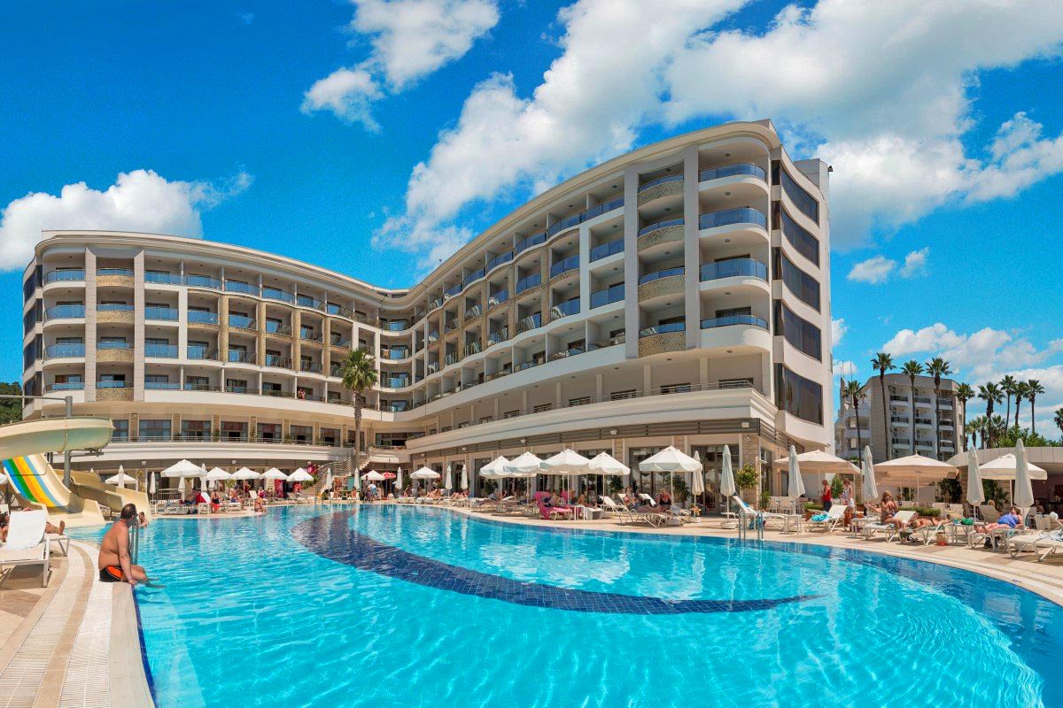 pool view golden rock dalaman turkey