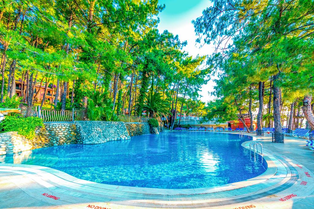 pool view grand yazici dalaman turkey