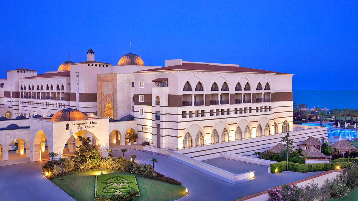 entrance kempinski hotel antalya turkey