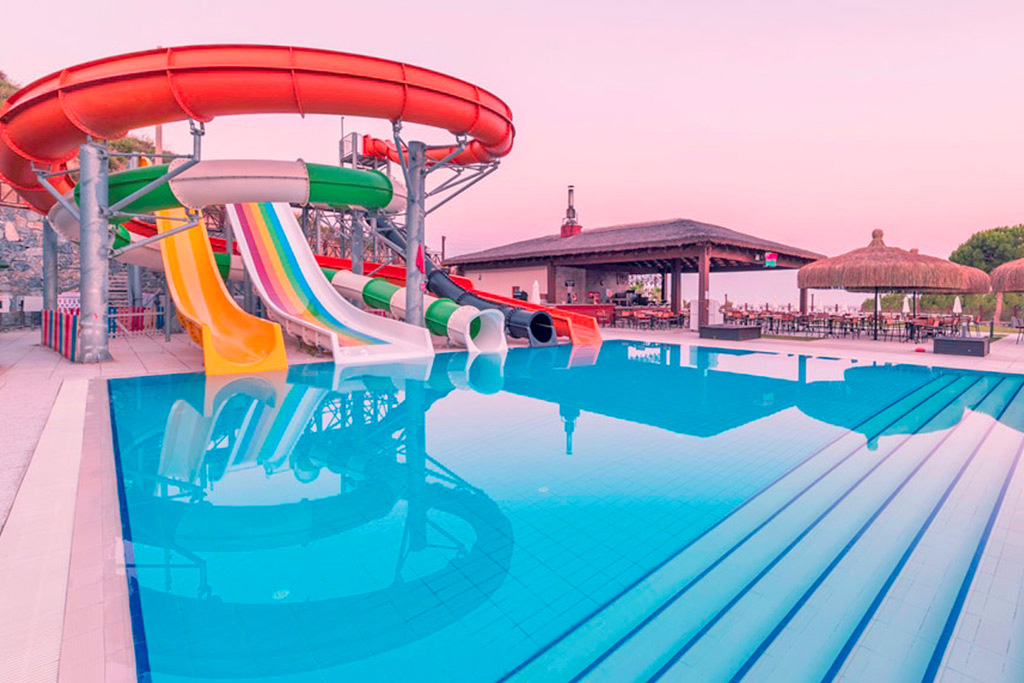 pool side ramada resort izmir turkey