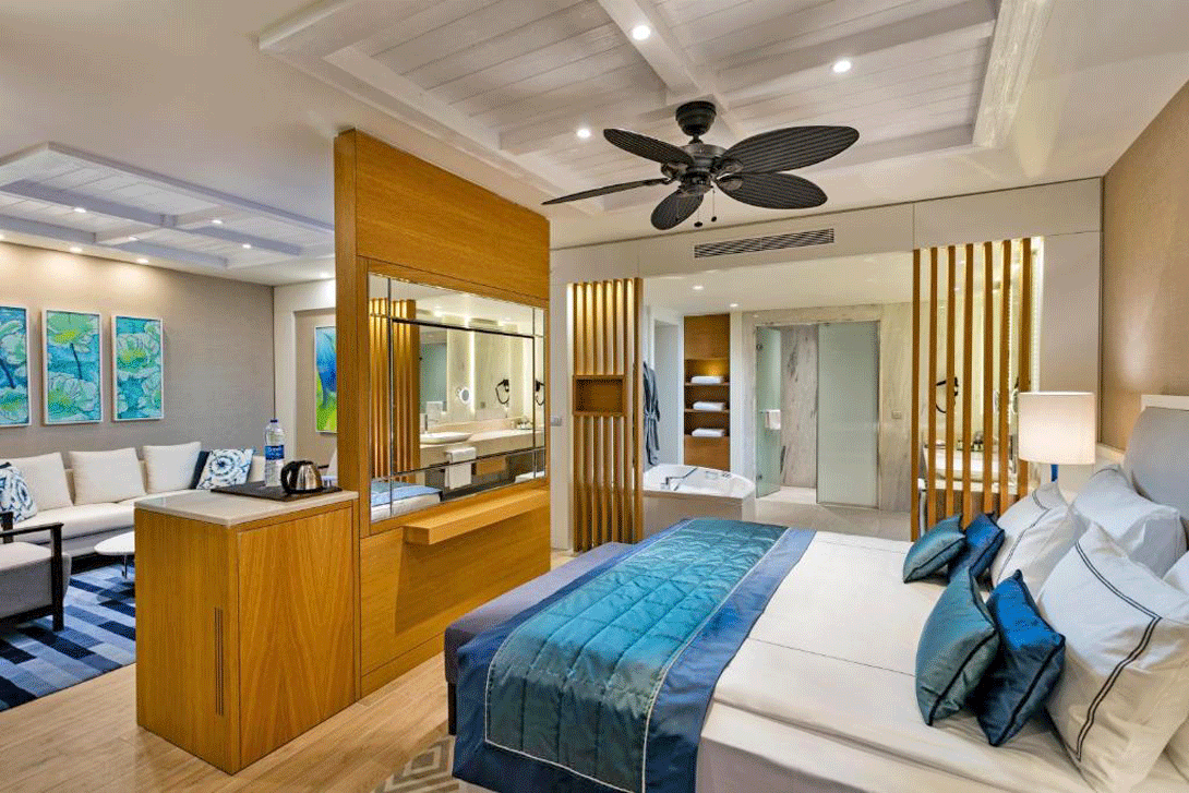 titanic bodrum double bedroom interior turkey