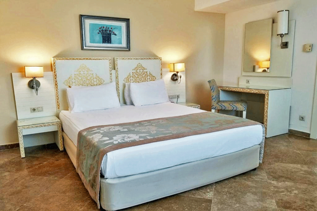 crystal admiral junior suite bedroom antalya