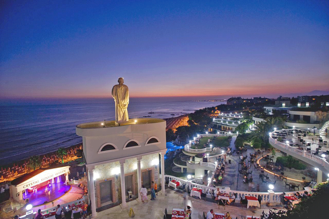14 crystal sunrise queen luxury restaurant turkey